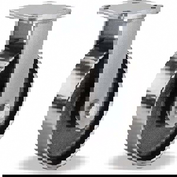 Rigid Top Plate Caster: Forged Steel, 6